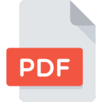 PDF dokument ikon