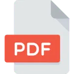 PDF dokument ikon